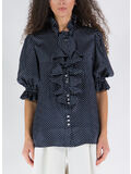 CAMICIA BLOUSE, JAPANESE BLUE, thumb