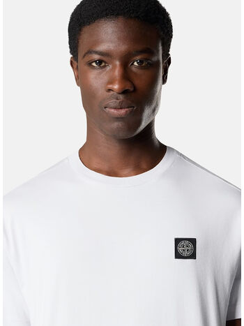 T-SHIRT COTTON JERSEY, V0001 WHITE, small