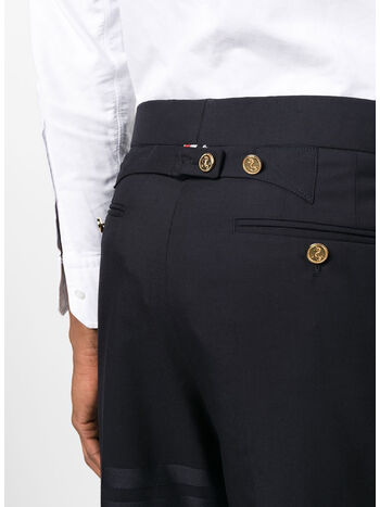 PANTALONE FIT 1 BACKSTRAP TROUSER IN ENGINE, 420 DARK BLUE, small
