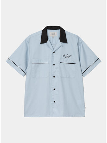 T-SHIRT S/S BOWL, 31WXX BLUE FOG/BLACK, small