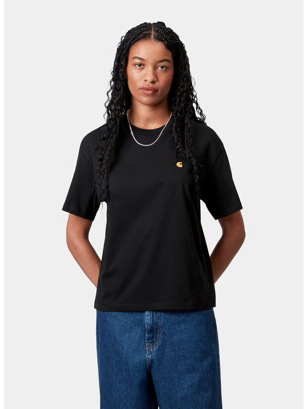 T-SHIRT S/S CHASE, 00FXX BLACK/GOLD, large