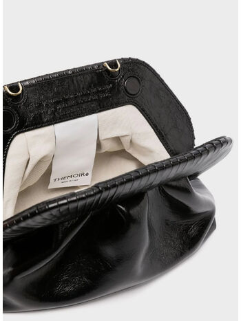 BORSA TIA CORDONIA SHINY, BLACK, small