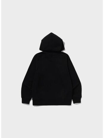 FELPA COLLEGE PULLOVER HOODIE, BLACK, small