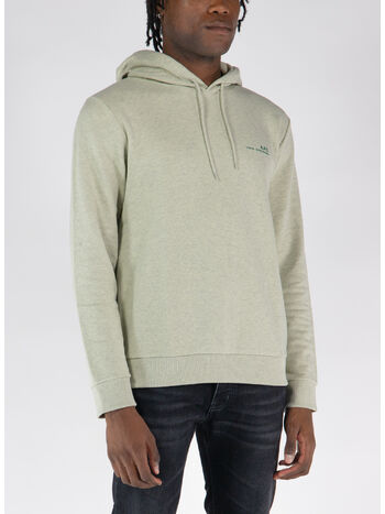 FELPA HOODIE ITEM OVERDYE, PKC VERT PALE CHINE, small