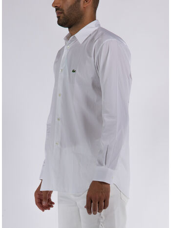 CAMICIA MENS SHIRT WOVEN, WHITE, small