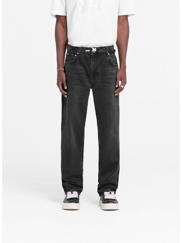 JEANS R2 STRAIGHT LEG, 01 BLACK, medium