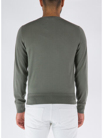 MAGLIONE GIROCOLLO, V03 MD GRN SLD, small