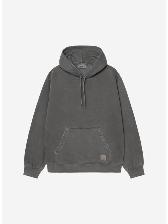 FELPA HOODED TORION, 89B7 BLACK GRIND WASH, medium