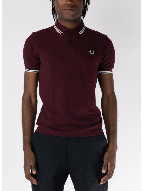 POLO SHORTSLEEVE STRONG WILL, BURGUNDY, medium