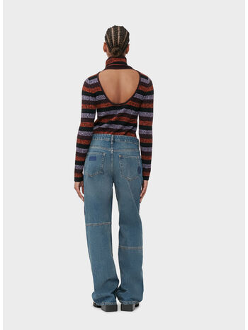 JEANS PATCH DENIM IZEY, 091 TINT WASH, small