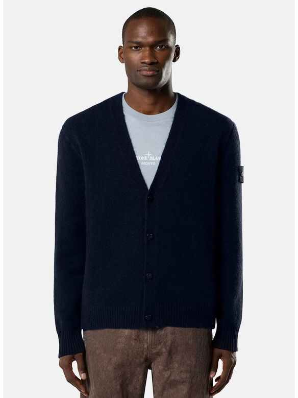 CARDIGAN, V0M20 MELANGE BLUE, medium
