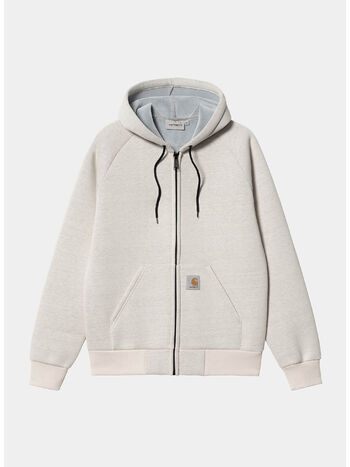 GIACCA CAR-LUX HOODED, 1QRXX SALT/GREY, small