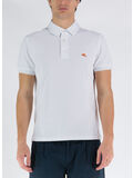 POLO CON MANICHE CORTE, 990 BIANCO, thumb