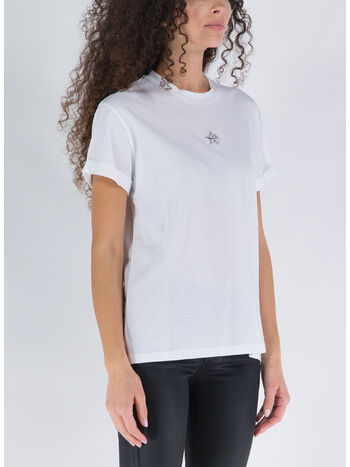 T-SHIRT CRYSTAL MINI STAR EMBROIDERY, 9000, small