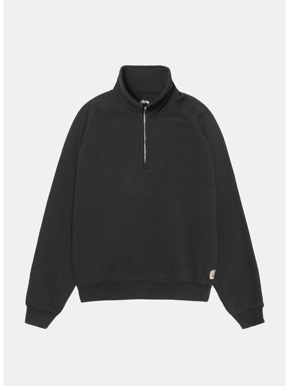 FELPA HALF ZIP RELAXED, 0034 VINTAGE BLACK, medium