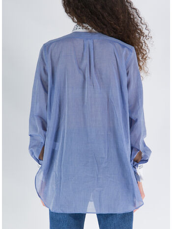 CAMICIA RIVER, 500 BLUE & WHITE, small