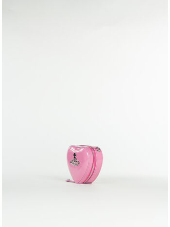 BORSA SHINY MINI HEART, G406  PINK, small