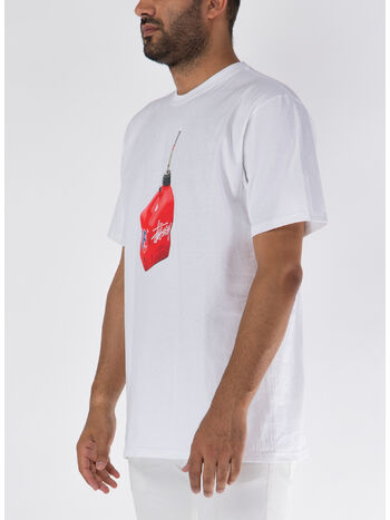 T-SHIRT FUELED, WHITE, small
