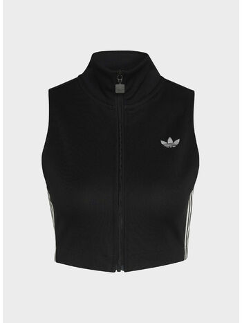 TOP SLEEVELESS, BLACK/WHITE, small