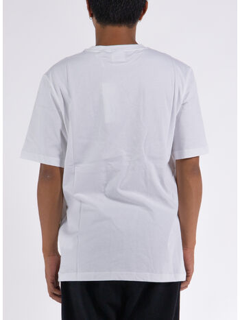T-SHIRT CIRCLE, WHITE, small