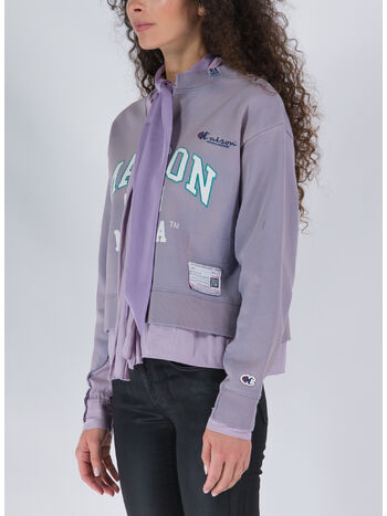 PULLOVER LAYERED, PURPLE, small