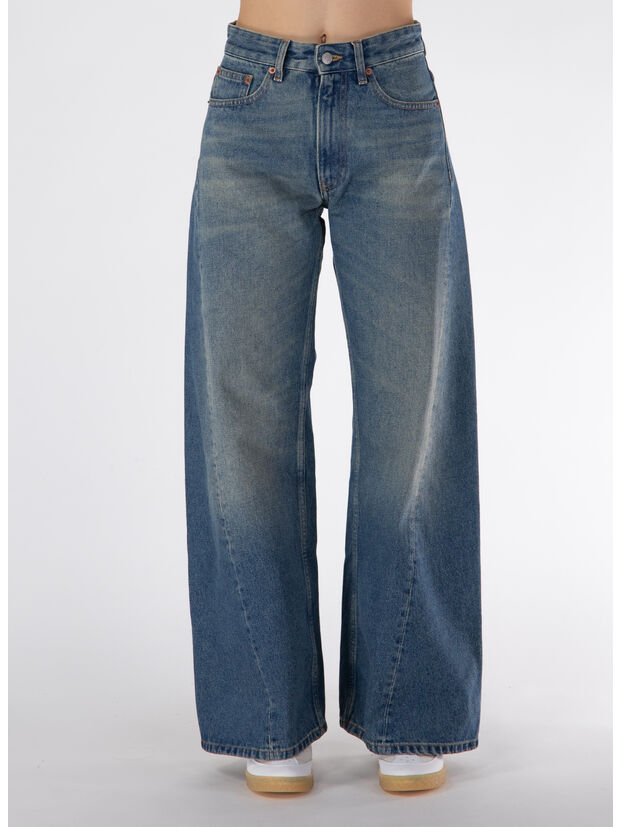 JEANS A BAGGY A VITA ALTA, 980 BLUE, large