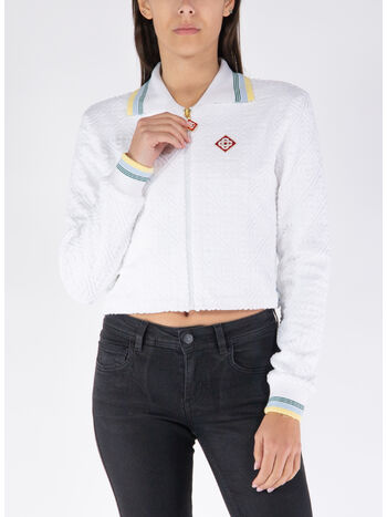 GIACCA CROPPED, WHITE, small