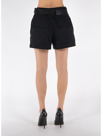 SHORT SARTORIALI CON CINTURA, 001, small