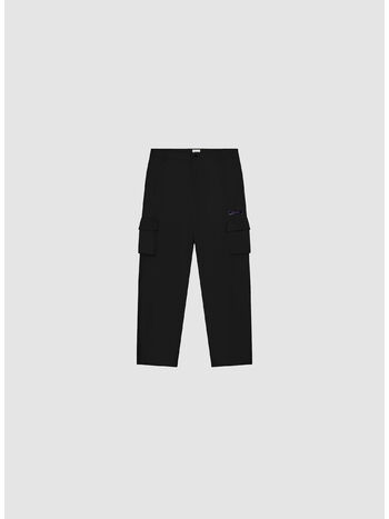 PANTALONE CARGO CON TASCHE 3D, BLACK, small