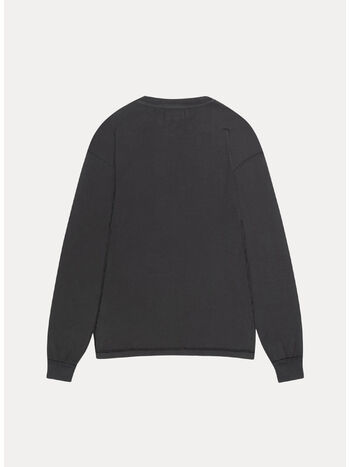 T-SHIRT LAZY LS TEE, 0100 VINTAGE BLACK, small