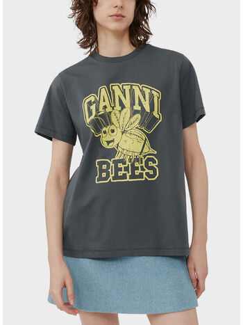 T-SHIRT BASIC YELLOW BEE, 490 VOLCANIC ASH, small