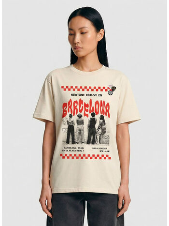 T-SHIRT TRUCKER TOWN, NATURAL, small