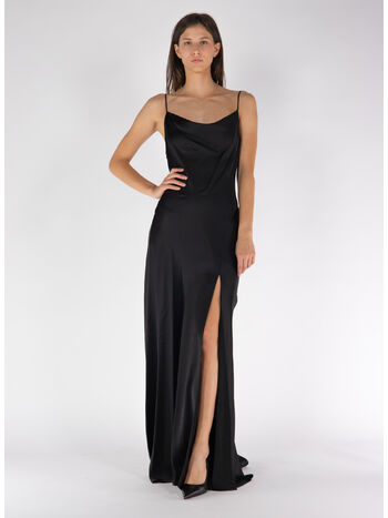 ABITO FINLEY SATIN, BLACK, small