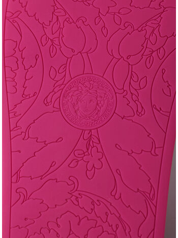 CIABATTA GOMMA CON MEDUSA, 1P86V FUXIA/ORO VERSACE, small