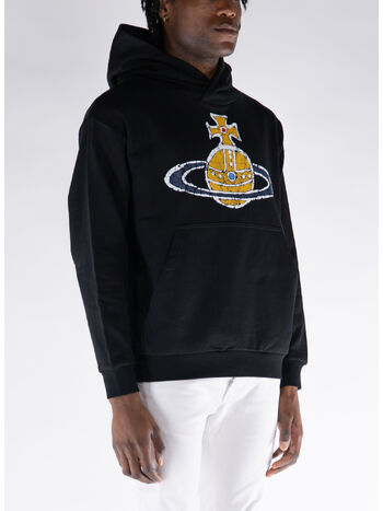 FELPA HOODIE TIME MACHINE, N401 BLACK, small