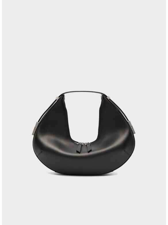 BORSA TONI HOBO, BLACK, medium