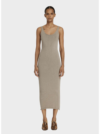 ABITO RAW KNIT MIDI CLAY, 0019 CLAY, small