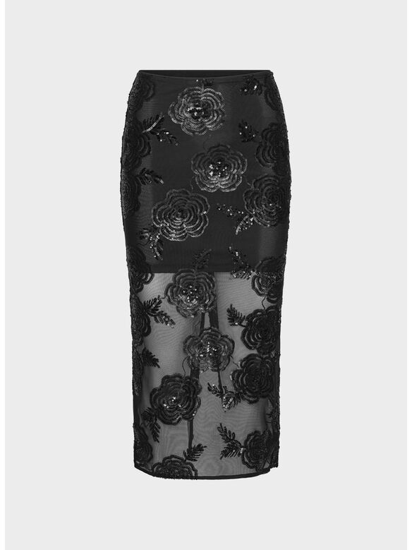 GONNA SEQUINS MIDI, 100 BLACK, medium