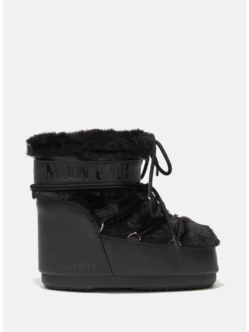 STIVALE ICON LOW FAUX FUR, BLACK, small