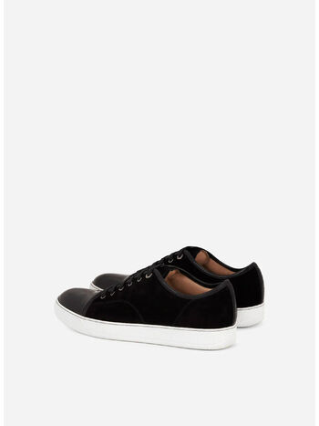 SCARPA SUEDE PATENT CAPTOE, 10 BLACK, small