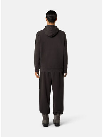 FELPA HOODIE BRUSHED ORGANIC COTTON FLEECE, V0062 LEAD GREY, small