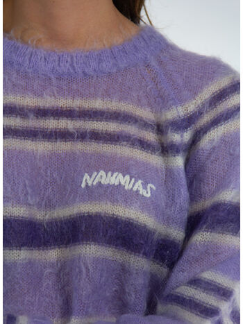 MAGLIONE A RIGHE, 510 FOG, small