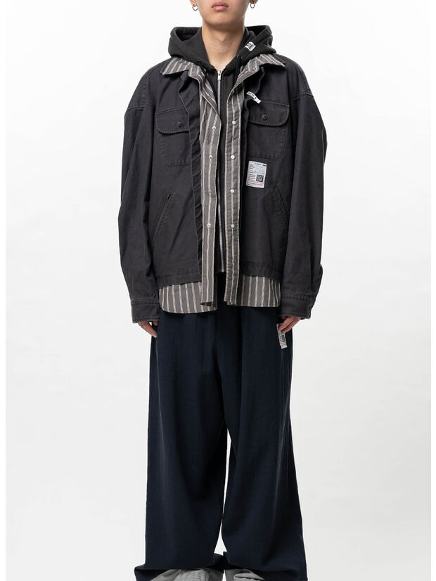 CAMICIA TRIPLE LAYERED, BLACK, large