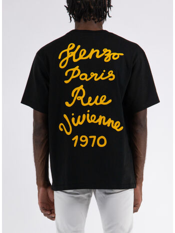 T-SHIRT RUE VIVIENNE OVERSIZE, 99J BLACK, small