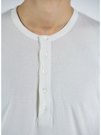 T-SHIRT FLUID RIB LS HENLEY, AW002, small