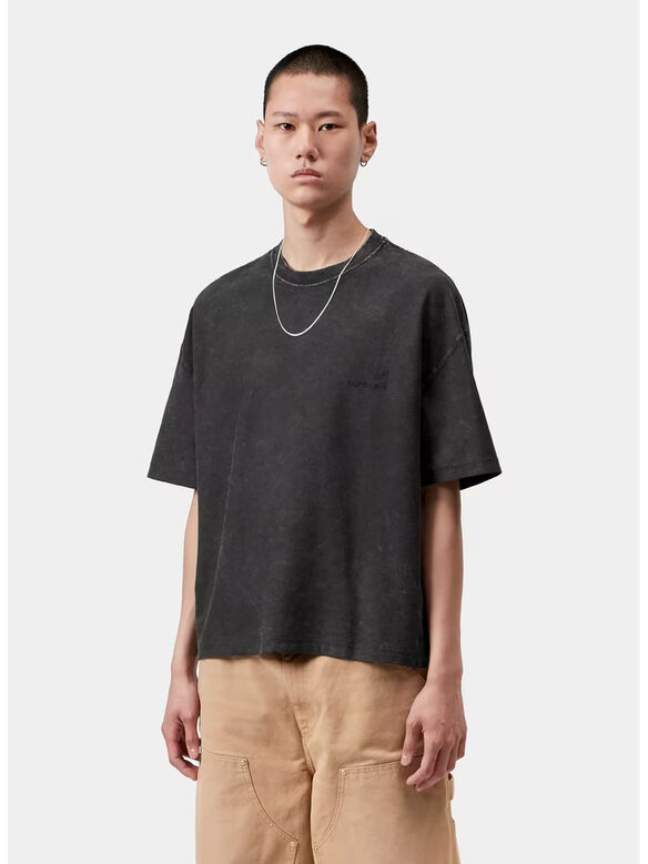 T-SHIRT LAMBERT, 89FQ BLACK, MOON WASH, medium