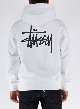 FELPA BASIC HOOD, WHITE, small