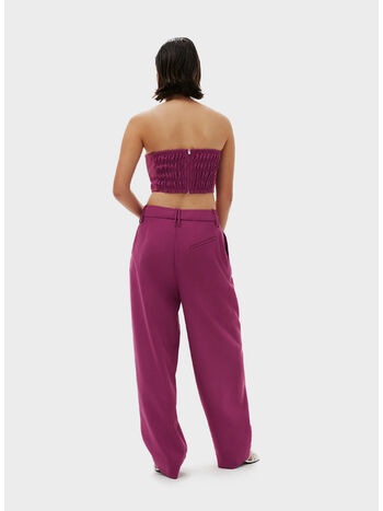 PANTALONE SUMMER SUITING RELAXED, 520 PURPLE WINE, small