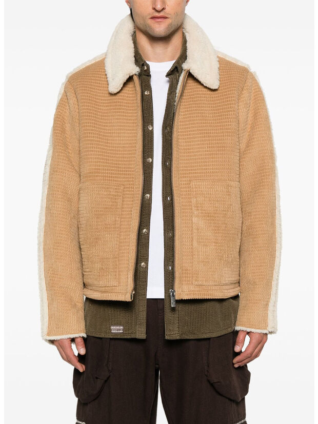 GIACCA CAMEL FAUX FUR, CAMEL, large