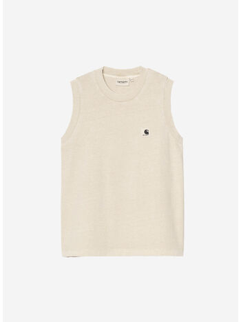 CANOTTA NELSON A-SHIRT, 3IOGD Stone, garment dyed, small